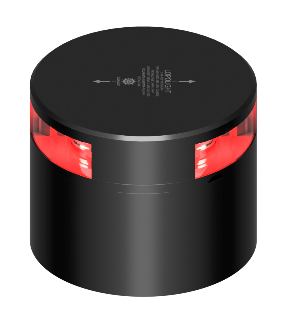 3nm 180° Red, black anodized 3nm 180° Red, black anodized